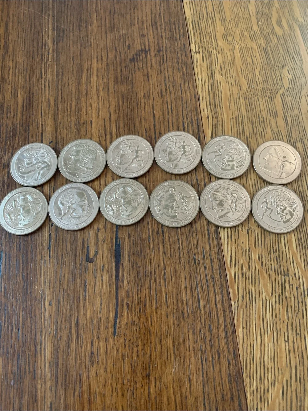 1972 Franklin Mint “Great Olympic Moments” Medallion Collection